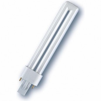 Лампа люминесцентная OSRAM DULUX S 9Вт/830 G23
