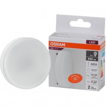 Лампа светодиодная LED OSRAM VALUE LVGX5360 8SW/840 8Вт GX53 230В 10х1