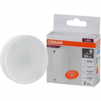 Лампа светодиодная LED OSRAM VALUE LVGX5375 10SW/840 10Вт GX53 230В 10х1