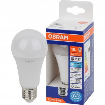 Лампа светодиодная OSRAM LED 15Вт Е27 6500К 1521Лм груша 220В